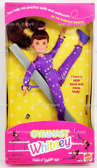 Gymnast Whitney Friend of Stacie Doll 1995 Mattel 14610