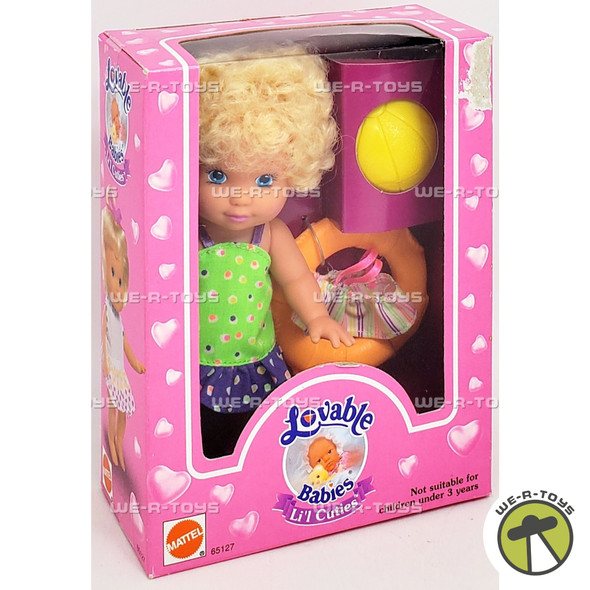 Lovable Babies Li'l Cuties Doll Pool Fun 1994 Mattel 65127