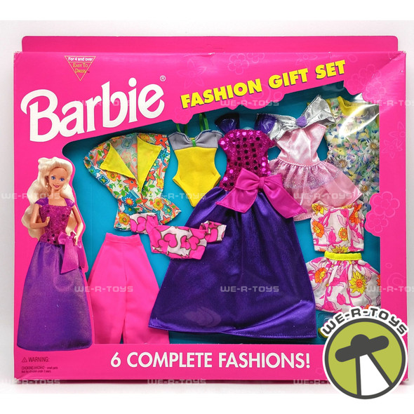 Barbie Six Complete Fashions Fashion Outfit Gift Set 1995 Mattel 68073-94