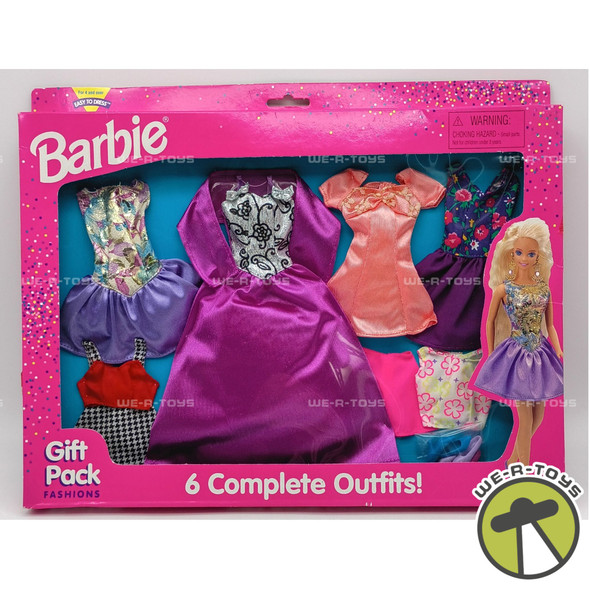 Barbie Set of 6 Complete Fashions Gift Set 1996 Mattel 68073-83