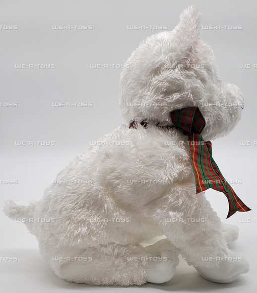 Ty Beanie Buddy Kirby the Scotland Terrier with Red and Green Tartan Ribbon