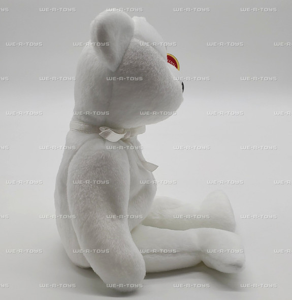 Ty Beanie Baby Illinois Violet the Bear with White Ribbon Plush 2005