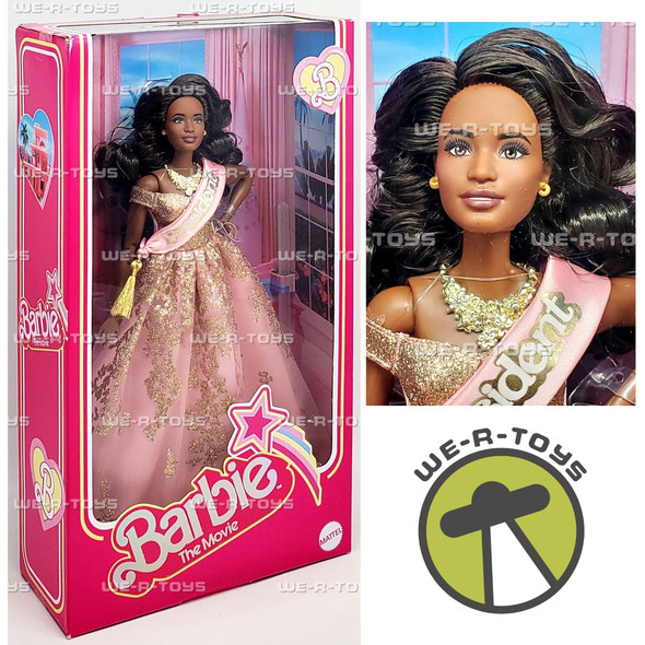 Barbie The Movie Barbie President Doll African American 2022 Mattel HPK05