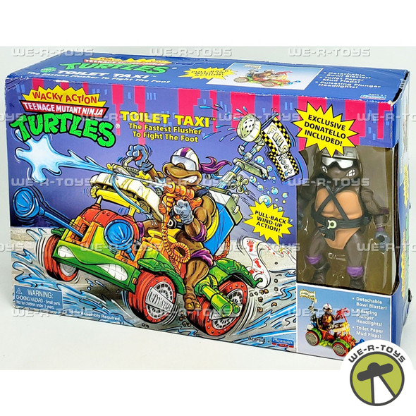 Teenage Mutant Ninja Turtles Toilet Taxi Vehicle Playset with Donatello Figure