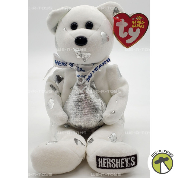 Ty Beanie Baby Kisses the Hershey's Bear Holding Hershey Kiss Plush 2006