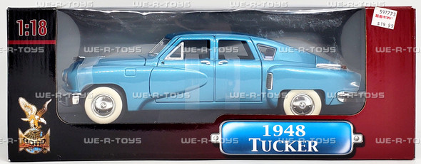 1948 Tucker Die Cast Metal Car Blue Road Signature Yat Ming 90668