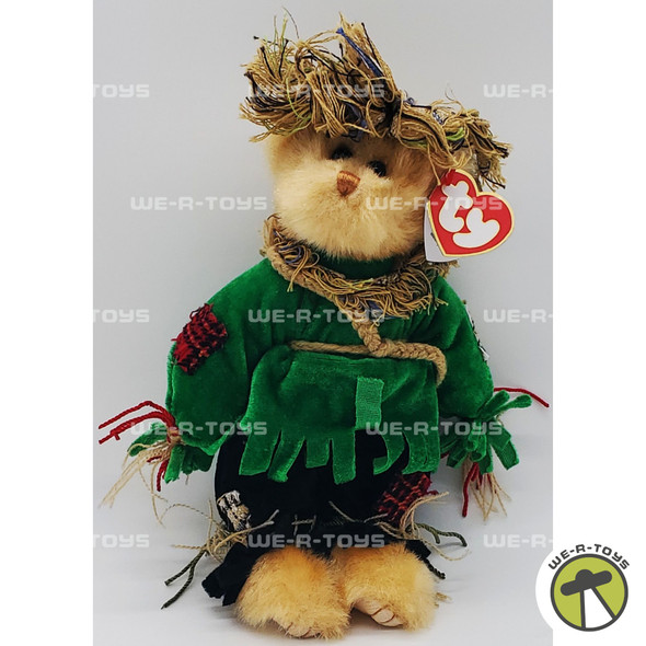 Ty Attic Treasures Alfalfa the Scarecrow Bear Plush