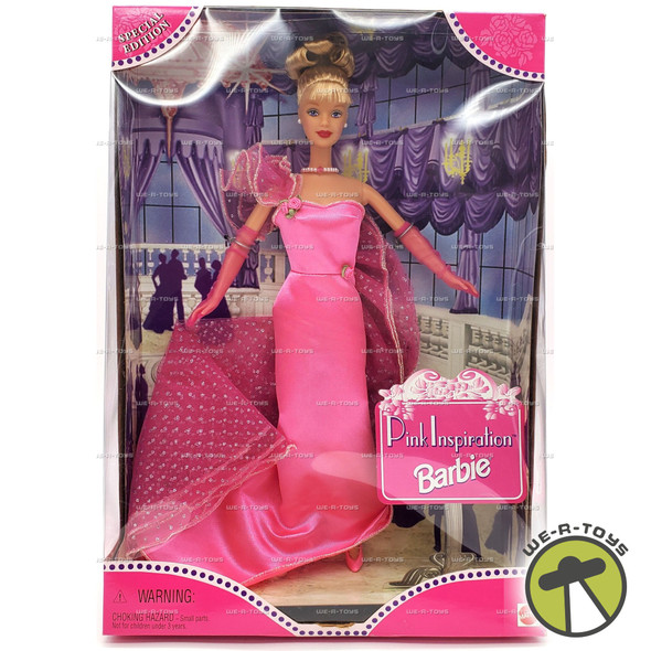 Pink Inspiration Blonde Barbie Doll Toys R Us Exclusive 1998 Mattel #21914