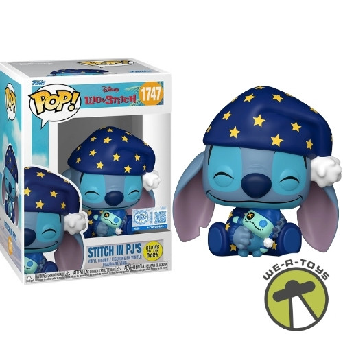Funko Pop Lilo & Stitch #1747 Stitch in PJs Glow-in-the-Dark Figure Specialty