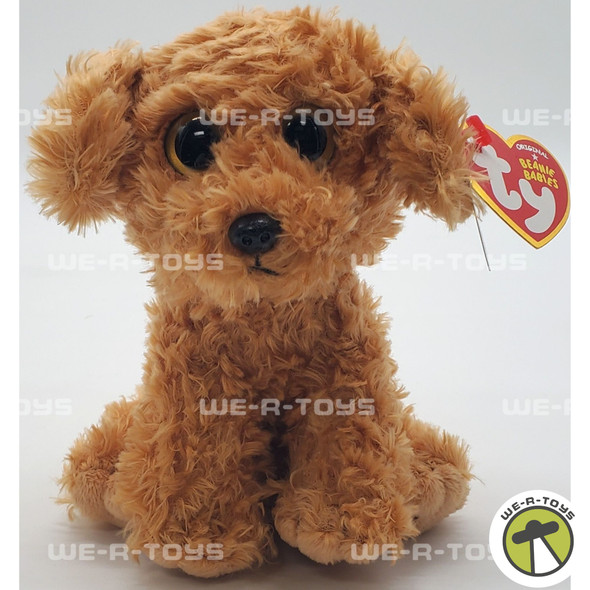 Ty Beanie Baby Luke the Dog Tan Plush 2014