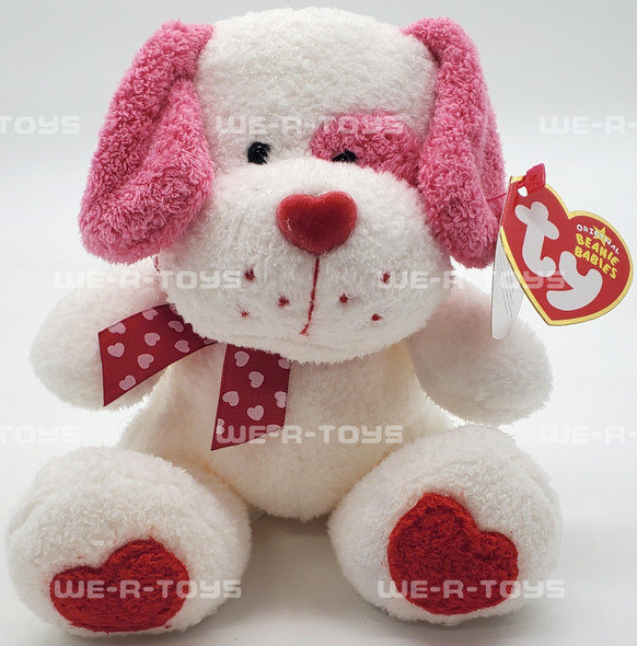 Ty Beanie Baby Lovesick the Dog Valentine's Day Plush 2006