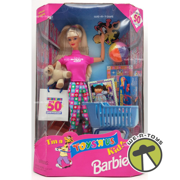 I'm a Toys R Us Kid Barbie Doll 50th Anniversary 1997 Mattel 18895 Special Ed.