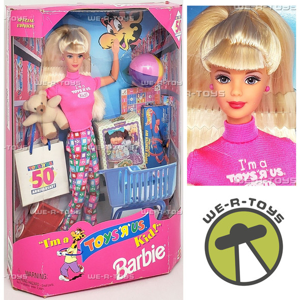 I'm a Toys R Us Kid Barbie Doll 50th Anniversary 1997 Mattel 18895 Special Ed.