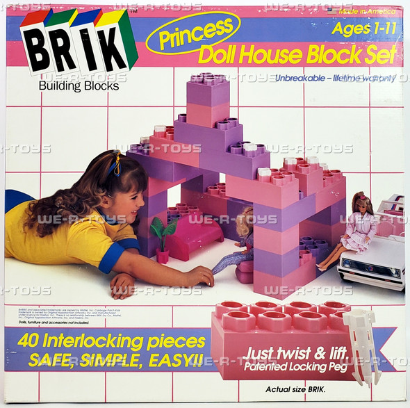 Brik Princess Doll House Block Set Building Blocks 40 Pieces 07050