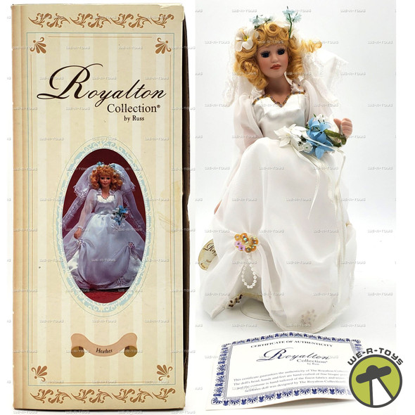 Royalton Collection Heather Porcelain Doll by Russ Wedding Collection #30029