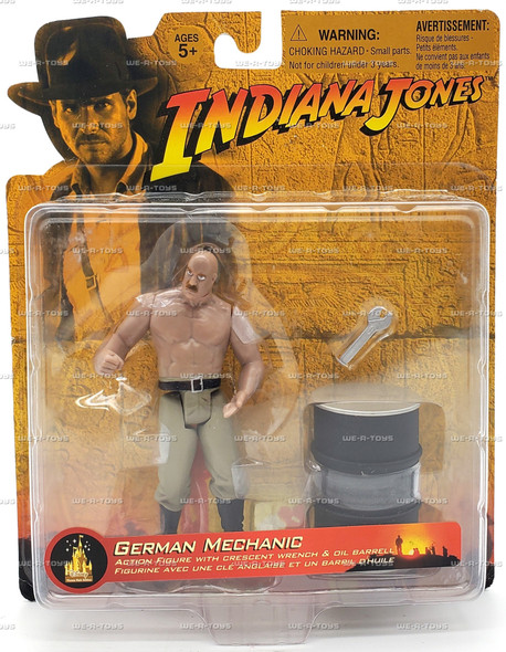 Indiana Jones Raiders of the Lost Ark 3.75" German Mechanic Figure 2003