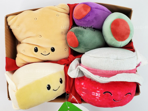 Gigglescape Charcuterie Food Plush Box Set (assorted) Lot of 3