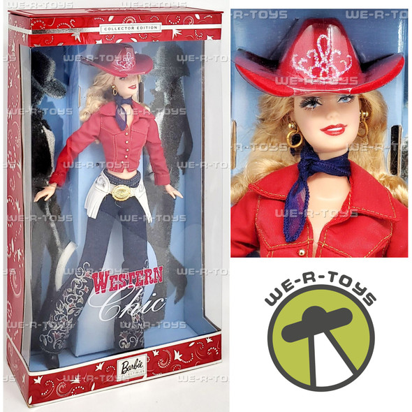 Western Chic Barbie Doll Collector Edition Silver Label 2001 Mattel 55487