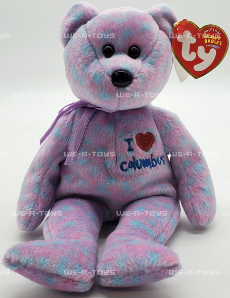 Ty Beanie Baby Columbus the Bear Plush 2004