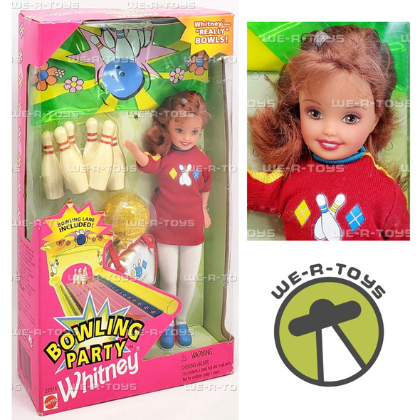 Bowling Party Whitney Doll Barbie 1998 Mattel 22015