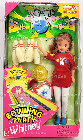 Bowling Party Whitney Doll Barbie 1998 Mattel 22015