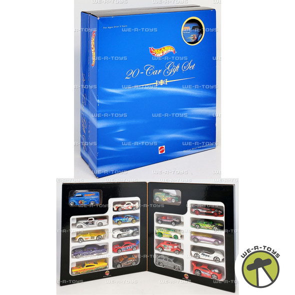 Hot Wheels 20 Car Gift Set Die Cast Metal 2003 Mattel 11576