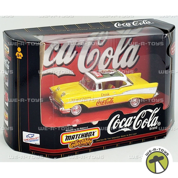 Matchbox 1957 Chevy Bel Air Coca-Cola Die Cast Car 1998 Mattel 37948
