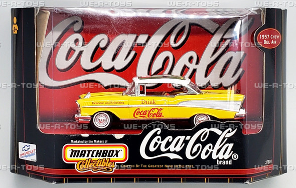 Matchbox 1957 Chevy Bel Air Coca-Cola Die Cast Car 1998 Mattel 37948