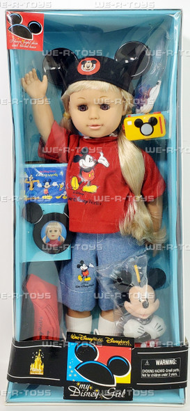 My Disney Girl Doll 18" Light Skin Blond Hair Disney Theme Park Edition 12750