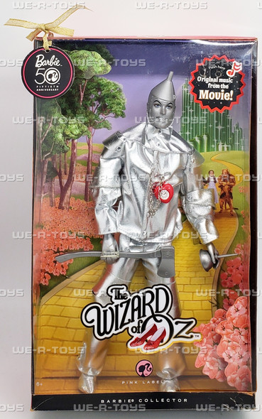 The Wizard of Oz Tin Man Ken Doll Barbie 50th Anniversary 2008 Mattel N6565