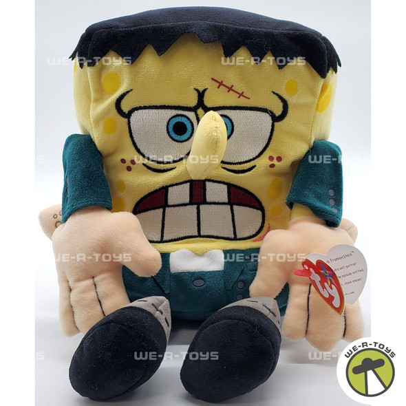 Ty Beanie Buddy Spongebob Frankenstein Plush 2006