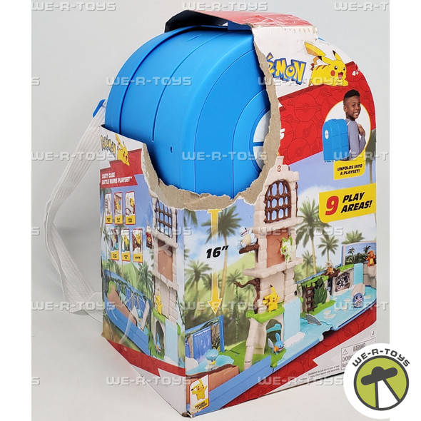 Pokemon Carry Case Battle Ruins Playset 2025 Jazwares 75480