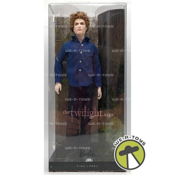 The Twilight Saga Jasper Doll Pink Label Barbie Collector 2012 Mattel #Y5190