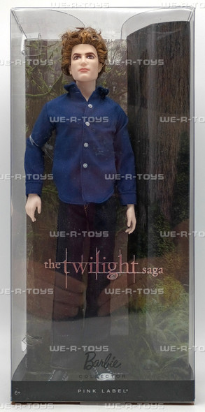 The Twilight Saga Jasper Doll Pink Label Barbie Collector 2012 Mattel #Y5190