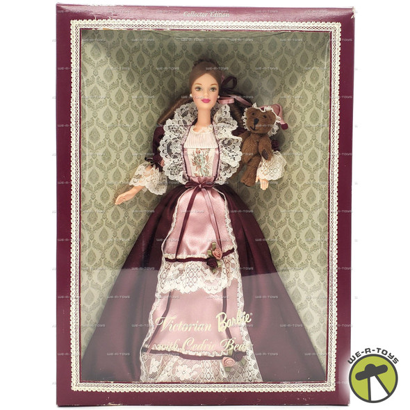 Victorian Barbie Doll with Cedric Bear Collector Edition 1999 Mattel #25526