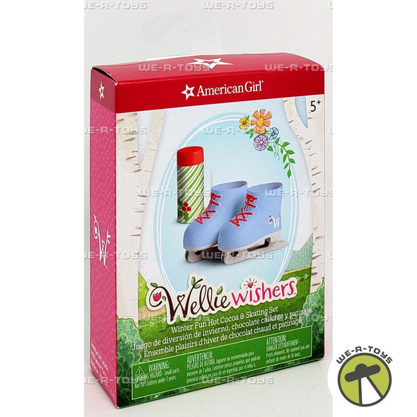 Wellie Wishers Winter Fun Hot Cocoa and Skating Set American Girl 56089