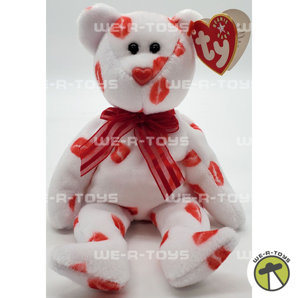 Ty Beanie Baby Smooch the Bear Valentine's Day Plush 2000