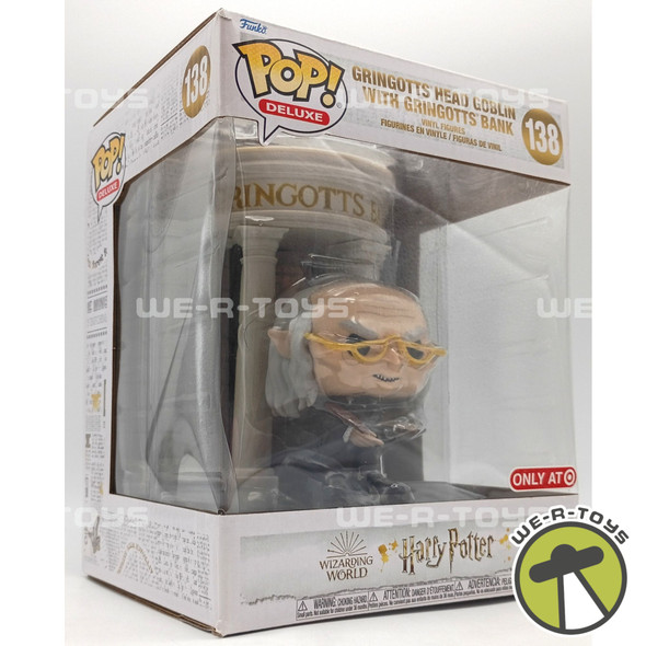 Funko Pop! Harry Potter Gringotts Head Goblin & Gringotts Bank 138 Vinyl Figure