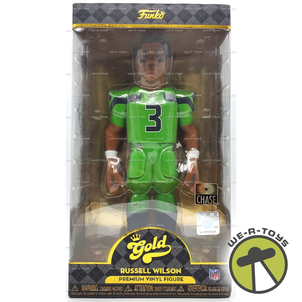 Funko Gold Russell Wilson Premium Vinyl Figure Chase Edition Series One 2021 NFL