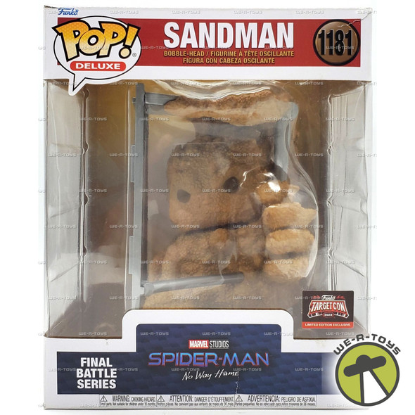 Funko Pop! Deluxe Marvel Sandman 2023 Vinyl Figure Spider-Man No Way Home #1181