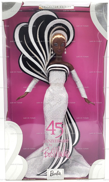 45th Anniversary Barbie Bob Mackie Doll African American 2003 Mattel #B3453