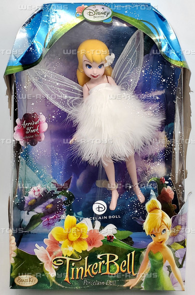 Disney Fairies Tinkerbell Porcelain Doll 2008 The Brass Key Keepsakes 04225