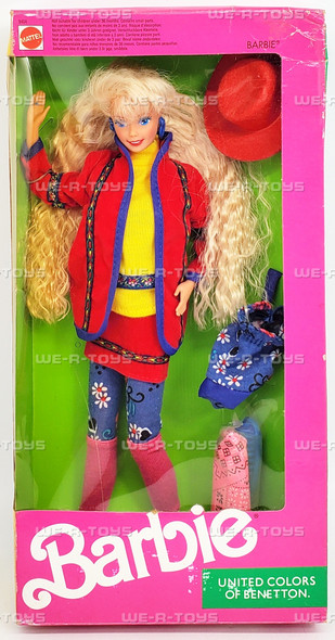 United Colors of Benetton Barbie Doll 1990 Mattel No. 9404