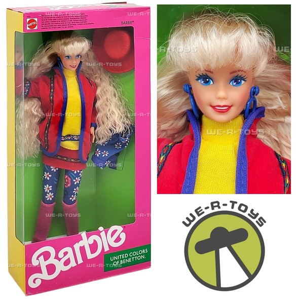 United Colors of Benetton Barbie Doll 1990 Mattel No. 9404