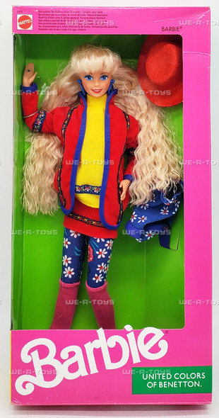 United Colors of Benetton Barbie Doll 1990 Mattel No. 9404