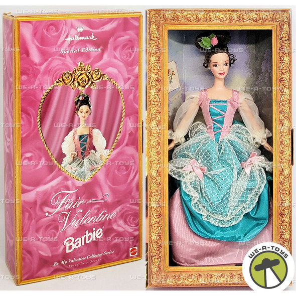 Fair Valentine Barbie Doll Third in Series 1997 Mattel 47503