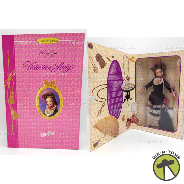 Victorian Lady Barbie Doll The Great Eras Collection Brunette 1995 Mattel 14900