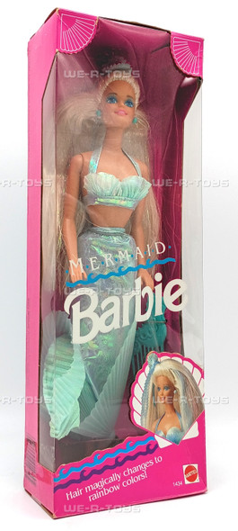 Mermaid Barbie Doll Magical Changing Rainbow Hair 1991 Mattel #1434