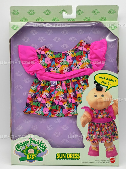 Cabbage Patch Kids Baby Sun Dress Doll Fashion 69208-92 Mattel 1996