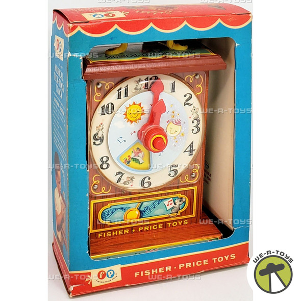 Fisher Price Musical Tick-Tock Clock 1962 No. 997 WORKS